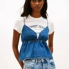 Tommy Jeansin chambray-toppi Tommy Jeansin chambray-toppi