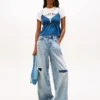 Tommy Jeansin chambray-toppi Tommy Jeansin chambray-toppi