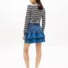 Tommy Jeansin kerroksellinen chambray-minihame Tommy Jeansin kerroksellinen chambray-minihame