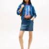 Tommy Jeansin korkeavyötäröinen denim-minihame