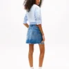Tommy Jeansin korkeavyötäröinen denim-minihame