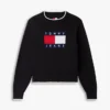 Tommy Jeansin lippulogolla koristeltu neule Tommy Jeansin lippulogolla koristeltu neule