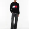 Tommy Jeansin lippulogolla varustettu pyöreäkaulainen villapaita Tommy Jeansin lippulogolla varustettu pyöreäkaulainen villapaita