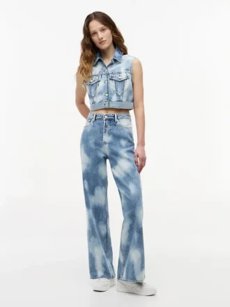 Tommy Jeansin lyhyt denim-liivi