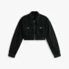 Tommy Jeansin lyhyt denim-vetoketjujakku Tommy Jeansin lyhyt denim-vetoketjujakku