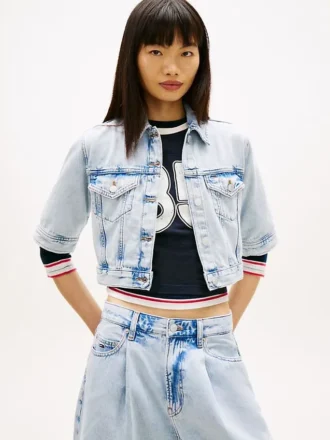 Tommy Jeansin lyhythihainen denimtakki