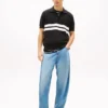 Tommy Jeansin lyhythihainen neulepolo Tommy Jeansin lyhythihainen neulepolo