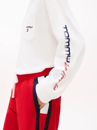 Tommy Jeansin pitkähihainen LA Logo -T-paita