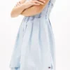 Tommy Jeansin pliseerattu denim-minimekko