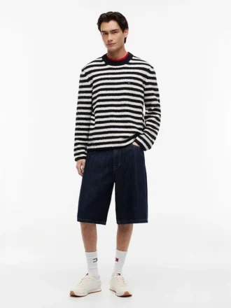 Tommy Jeansin raidallinen bouclé-neule