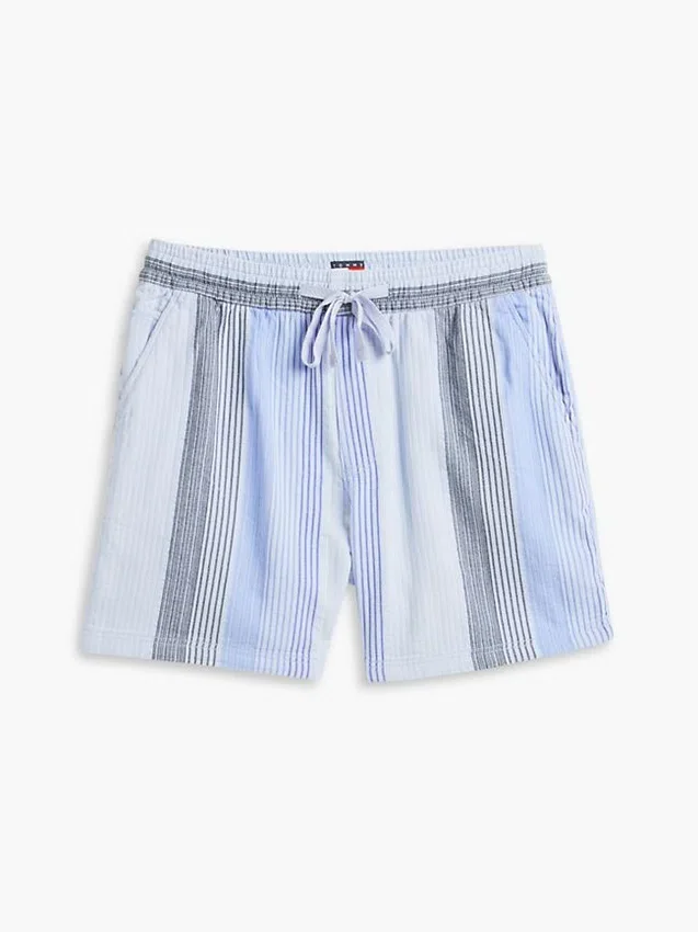 Tommy Jeansin raidalliset Dobby-shortsit Tommy Jeansin raidalliset Dobby-shortsit