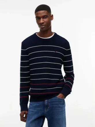 Tommy Jeansin slim fit -raita-neule