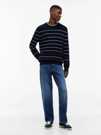Tommy Jeansin slim fit -raita-neule