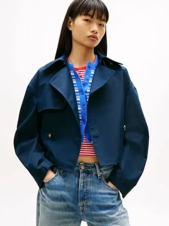 Tommy Jeansin vettä hylkivä trenssitakki Tommy Jeansin vettä hylkivä trenssitakki