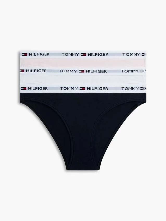 Tommy Logo -bikinialushousut, 3 kpl Tommy Logo -bikinialushousut, 3 kpl