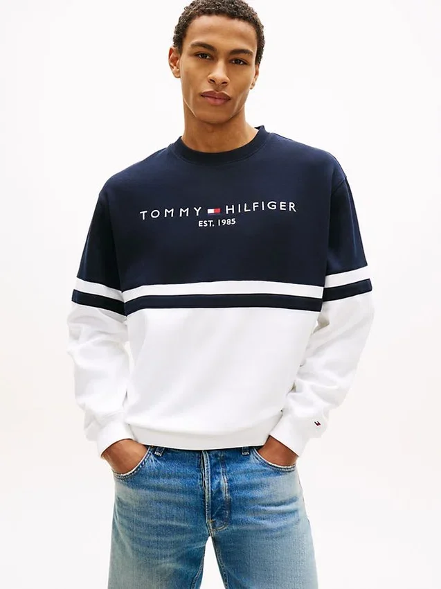 Tommy Logo Colorblock -huppari Tommy Logo Colorblock -huppari