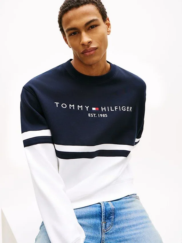 Tommy Logo Colorblock -huppari Tommy Logo Colorblock -huppari