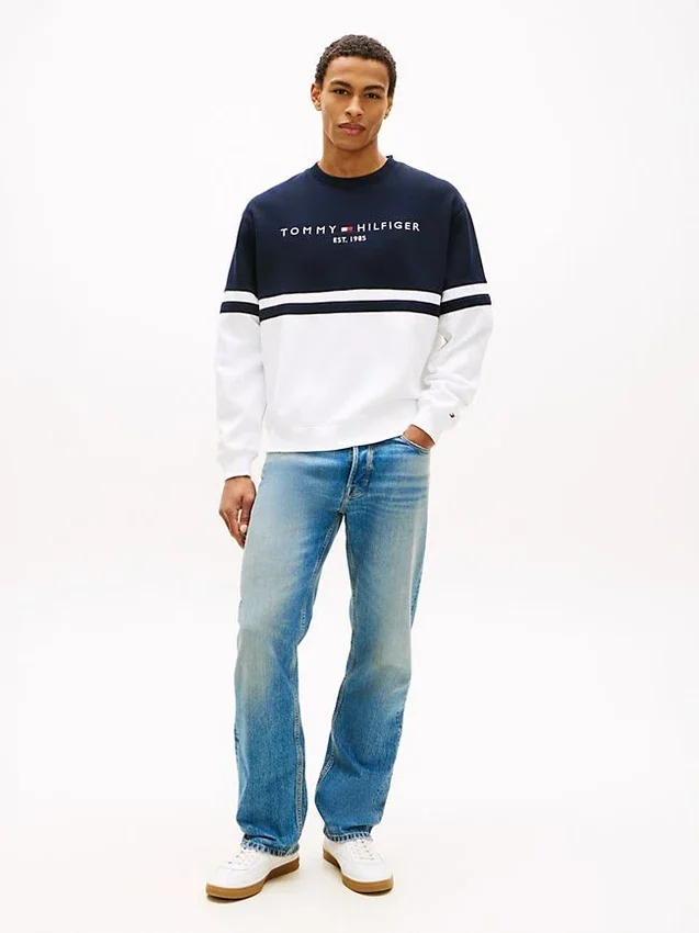 Tommy Logo Colorblock -huppari Tommy Logo Colorblock -huppari