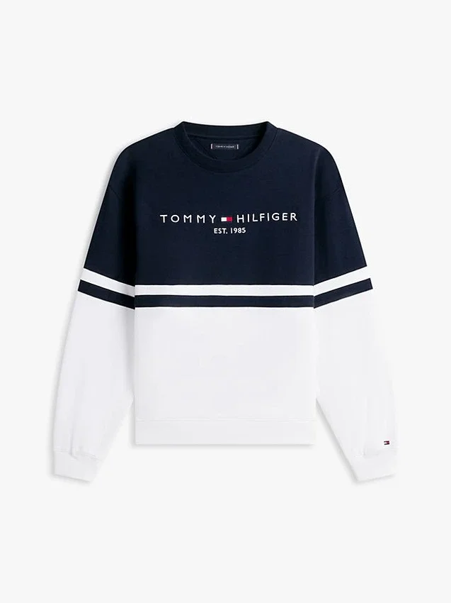 Tommy Logo Colorblock -huppari Tommy Logo Colorblock -huppari
