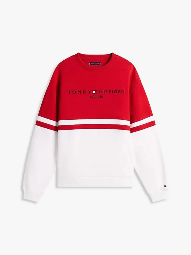 Tommy Logo Colorblock -huppari Tommy Logo Colorblock -huppari