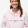 Tommy-logolla varustettu fleecehuppari Tommy-logolla varustettu fleecehuppari