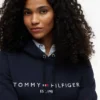 Tommy-logolla varustettu fleecehuppari Tommy-logolla varustettu fleecehuppari