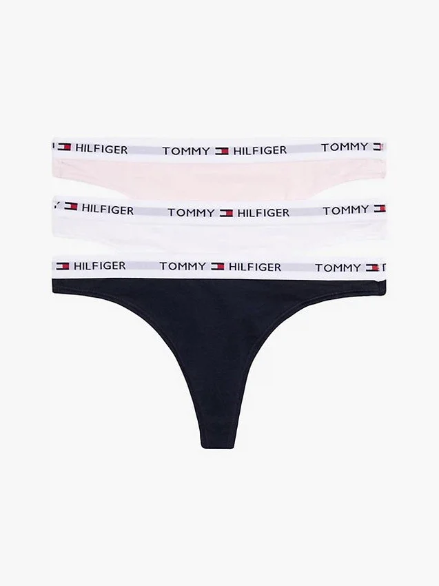 Tommy-logolla varustettu string-pakkaus (3 kpl) Tommy-logolla varustettu string-pakkaus (3 kpl)