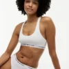 Tommy-logolla varustettu vuoriton bralette Tommy-logolla varustettu vuoriton bralette