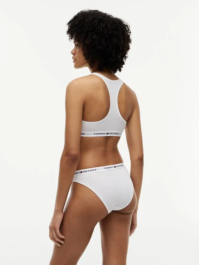Tommy-logolla varustettu vuoriton bralette Tommy-logolla varustettu vuoriton bralette
