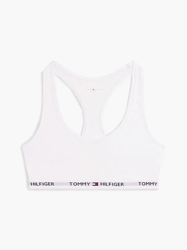Tommy-logolla varustettu vuoriton bralette Tommy-logolla varustettu vuoriton bralette
