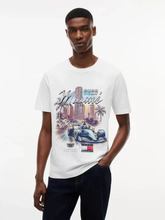Tommy x Cadillac F1® Team Miami -T-paita Tommy x Cadillac F1® Team Miami -T-paita