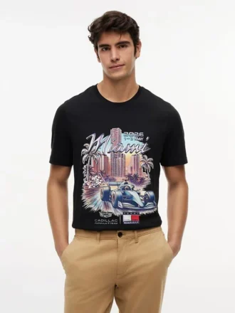 Tommy x Cadillac F1® Team Miami -T-paita
