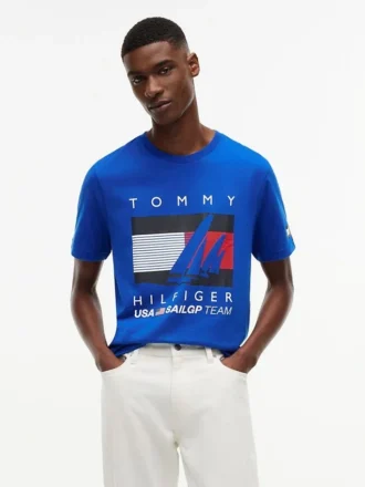 Tommy x US SailGP Team -grafiikkat-paita