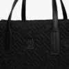 Topstitch Monogram Nylon Mini Tote Bag Topstitch Monogram Nylon Mini Tote Bag
