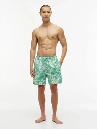 Tropical Print 7″ uimahousut