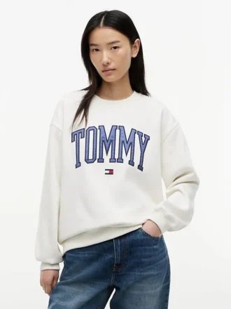 Varsity Tommy Logo -pyöreäkaulainen collegepaita
