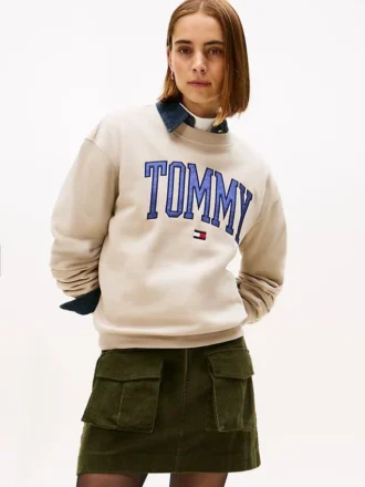 Varsity Tommy Logo -pyöreäkaulainen collegepaita
