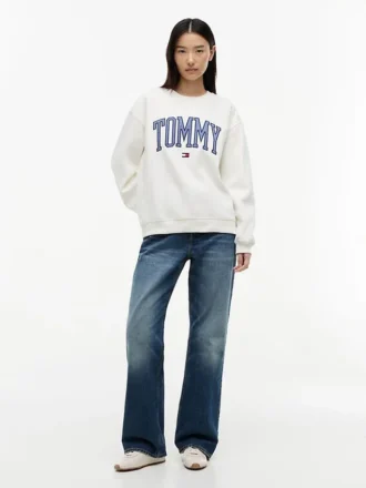 Varsity Tommy Logo -pyöreäkaulainen collegepaita