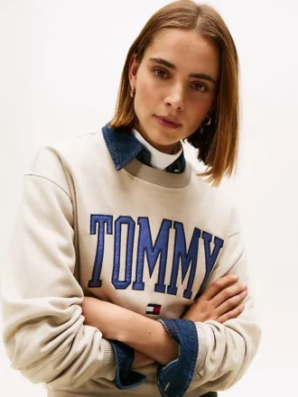 Varsity Tommy Logo -pyöreäkaulainen collegepaita