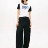 Varsity Tommy Logo Ringer T-paita Varsity Tommy Logo Ringer T-paita