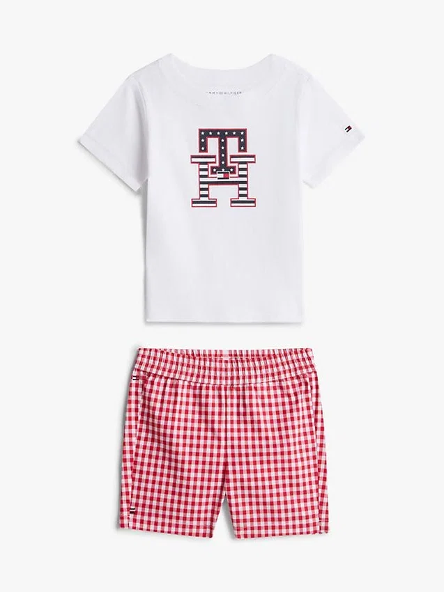 Vauvojen monogrammipaita ja Shortsit Vauvojen monogrammipaita ja Shortsit
