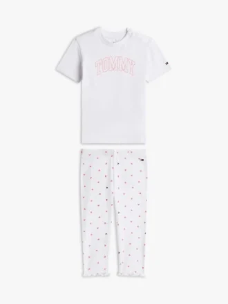 Vauvojen T-paita ja pointelle-leggings-setti