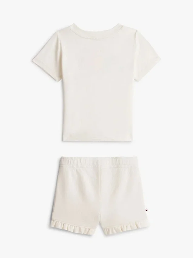 Vauvojen Tommy-logopaita ja shortsit Vauvojen Tommy-logopaita ja shortsit