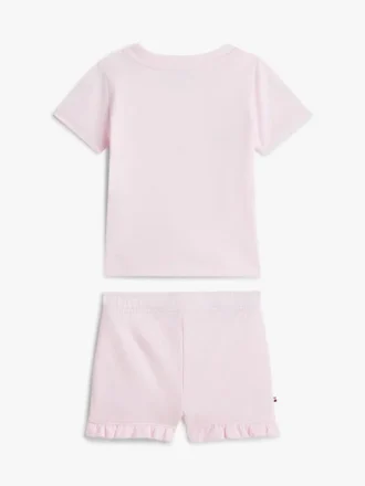 Vauvojen Tommy-logopaita ja shortsit Vauvojen Tommy-logopaita ja shortsit