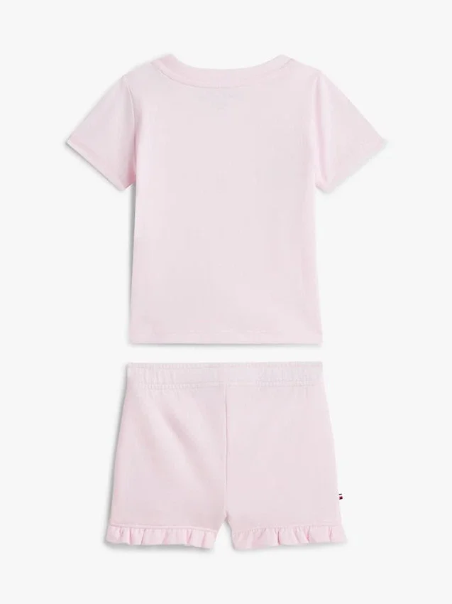 Vauvojen Tommy-logopaita ja shortsit Vauvojen Tommy-logopaita ja shortsit