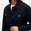 Vedenkestävä vyötäröinen työvaatetakki
