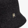 Virkattu raffia-bucket-hatu Virkattu raffia-bucket-hatu