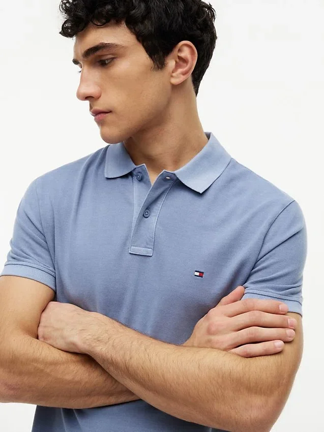 Värjätty Regular Fit -polo Värjätty Regular Fit -polo