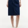 Vyötäröinen denimhame Vyötäröinen denimhame