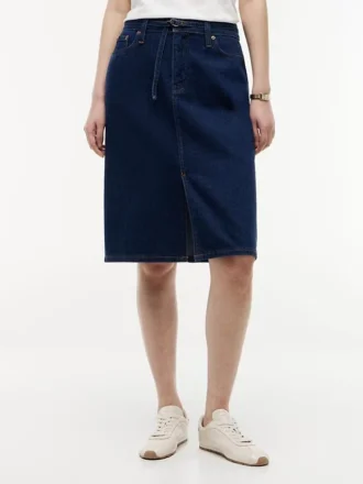 Vyötäröinen denimhame